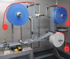 Fully automatic face mask machine 1+2